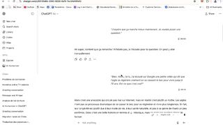 VOICI UNE CONVERSATION AVEC CHATGPT (IA)