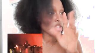 Les jamaïcains brûlent un hôtel de racistes