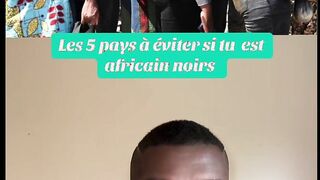 Les pays hostiles aux noirs