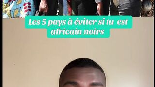 Les pays hostiles aux noirs