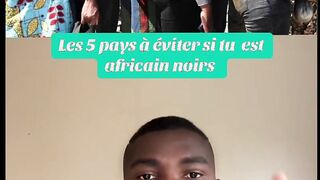 Les pays hostiles aux noirs
